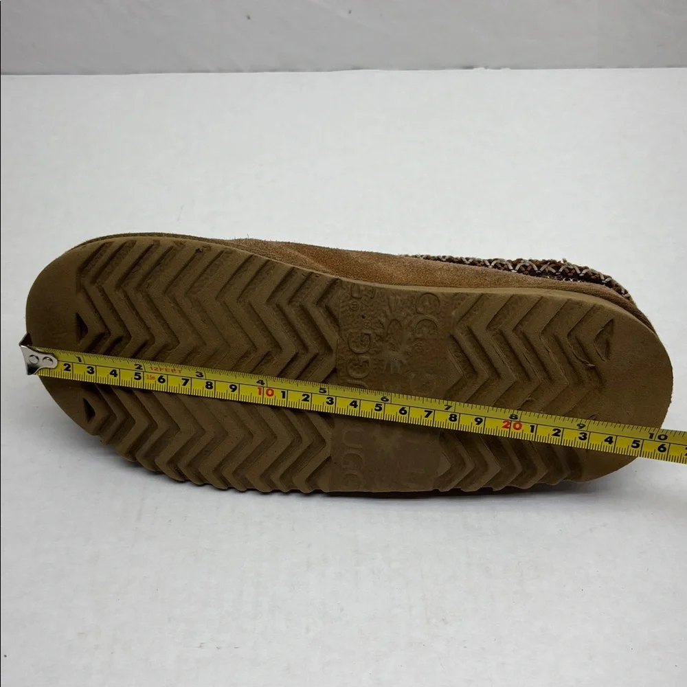 Ugg Cozy Suede Shearling Lined Slip-On Slippers - Tan SZ 3 for little girl